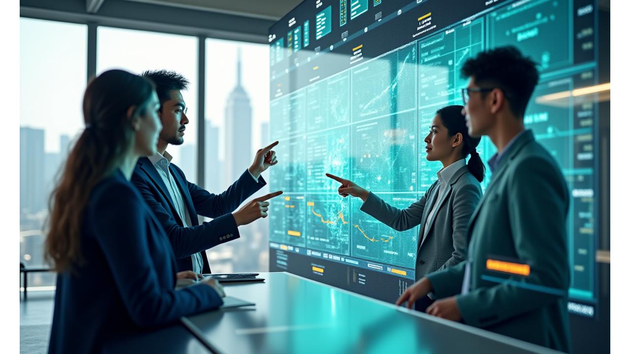 海洋テクノロジーの専門家がお客様の課題解決に取り組む様子