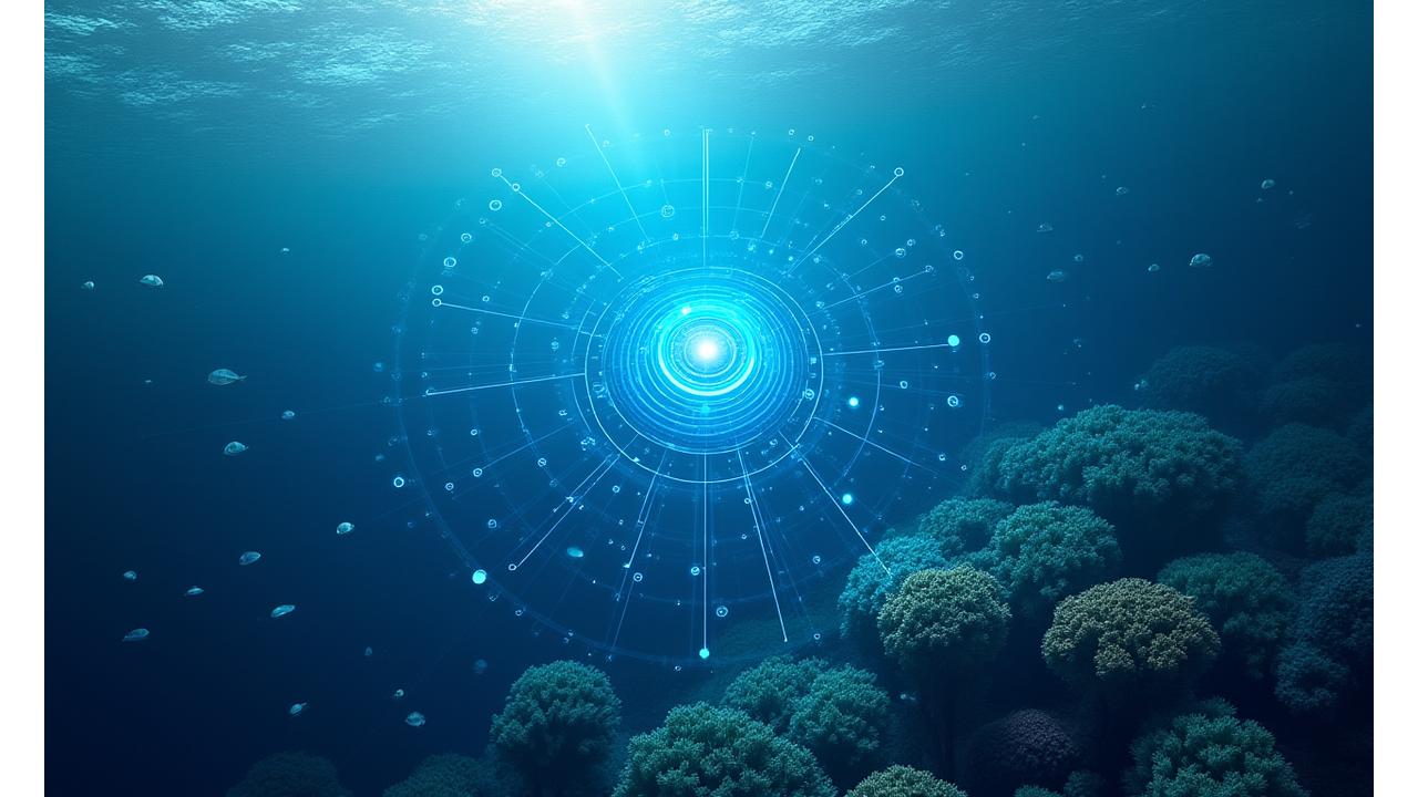 海洋IoTモニタリングシステム全体像を示す図